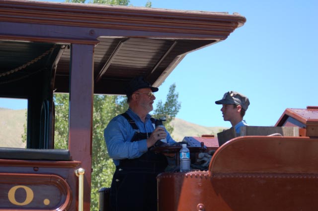 Russ sharing a story with Kevin