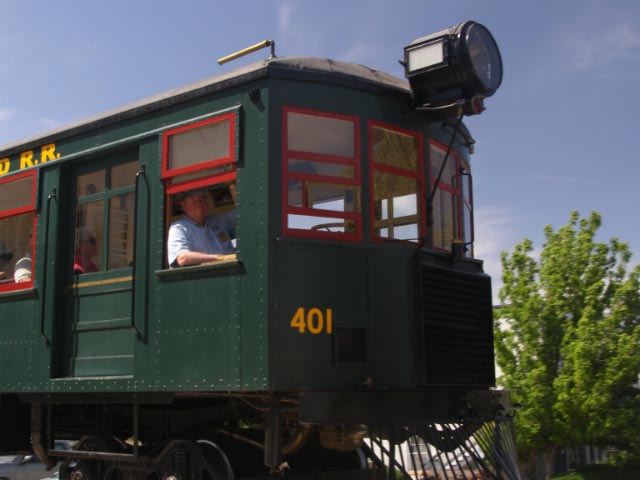 Keith as motorcar driver